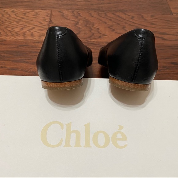 CHLOÉ Leather pointed flats - Picture 4 of 12